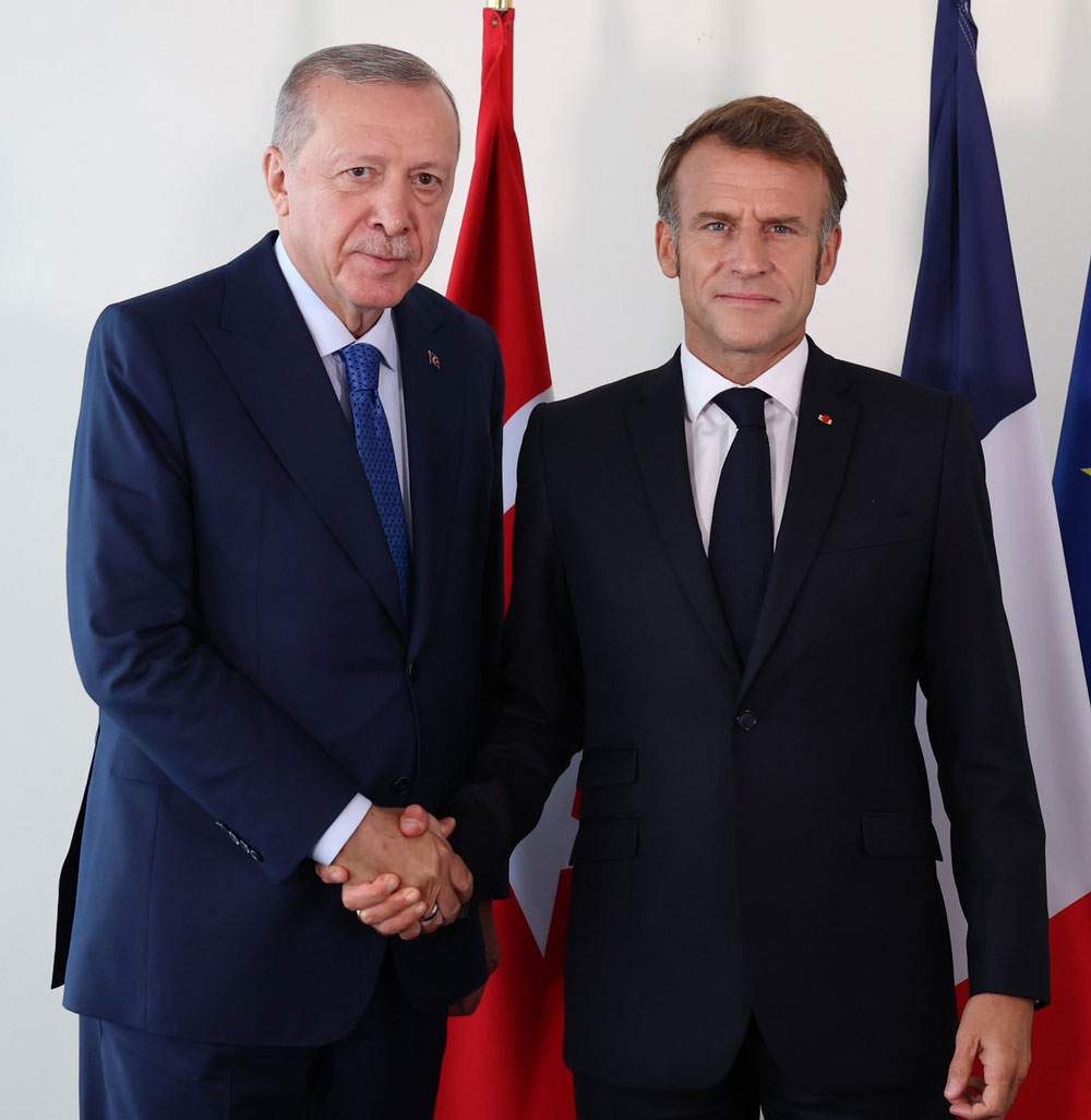 Ռեճեփ Թայյիպ Էրտողան եւ Էմմանիւէլ Մաքրոն