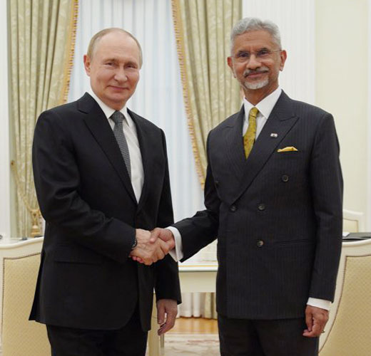 Վլատիմիր Փութին եւ Սուպրահմանիան Ճայշանքար