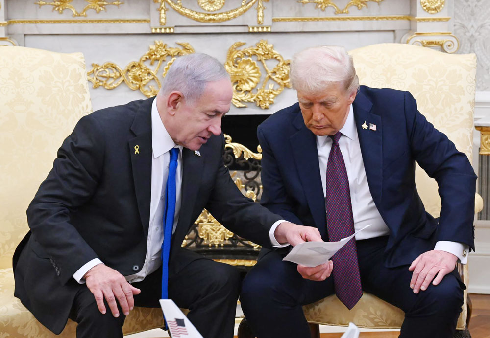 Պենիամին Նեթանիյահու եւ Տանըլտ Թրամփ